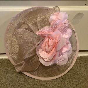 Pink Floral Women's Fascinator